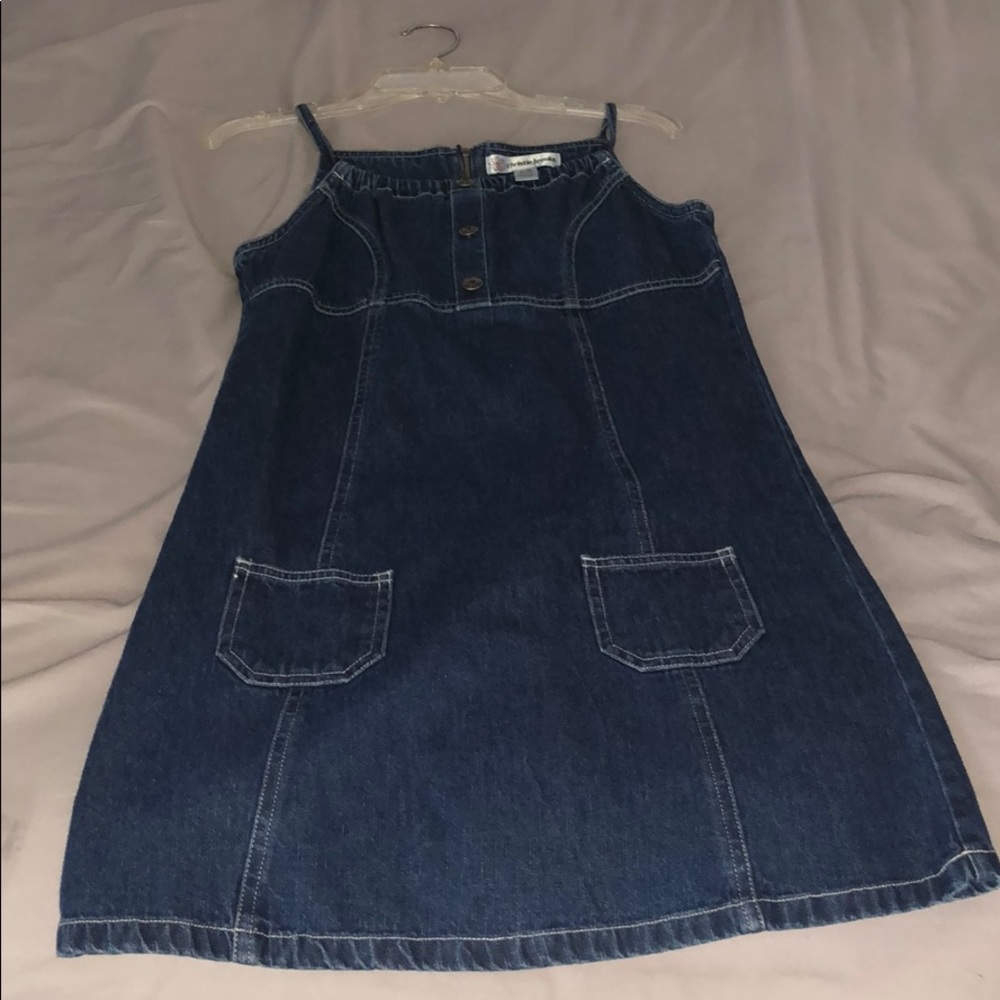 Girls size 10-12 jean dress brand Christie Brooks
